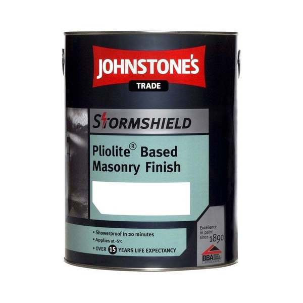JT (BW) Pliolite Masonry Paint 5L Large johnstones paint johnstones pliolite based masonry paint p290 3944 image