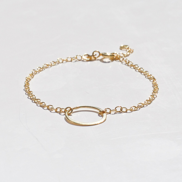 Gold Hoop Bracelet Large 114. gold hoop bracelet