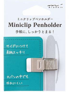Large midori pen clip silv