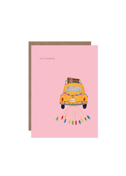 Wedding Beetle Card Large wedding beetle