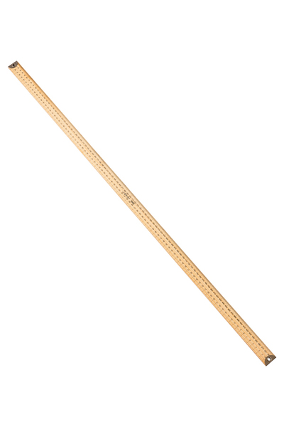 Jakar Ruler Wooden Metre Rule, 0-100cm + 0-1000mm opposite edge Large jakar 3005 1