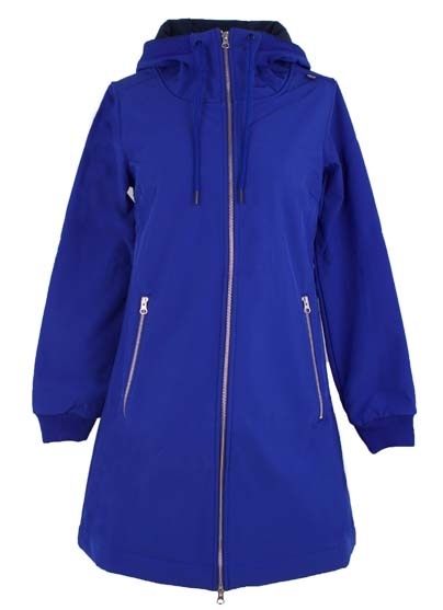 Jane Softshell Raincoat in Blue Large jane velvet blue2447 595