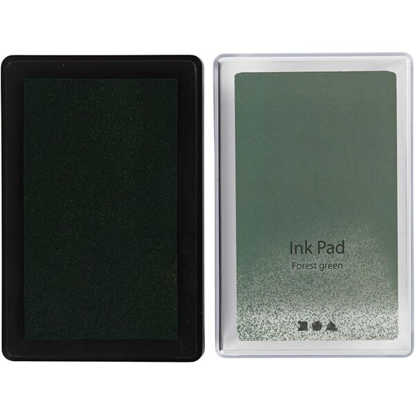 Creativ Co Ink Pad 2cm, 9x6cm Forest Green Large ink forest green 285339 1