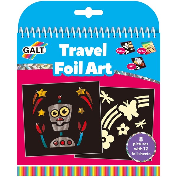 Galt, Travel Foil Art Large fun junction crieff perth scotland toy shop galt toys travel foil art peel rub lift transfer sparkle