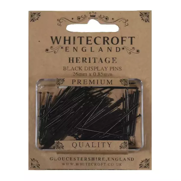 Large whitecroft black pins