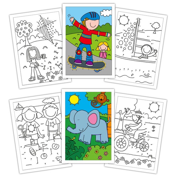 Galt Dot to Dot Book Large galt dot to dot book for children aged 5 five years and up dexterity numeracy handwriting writing counting help practice