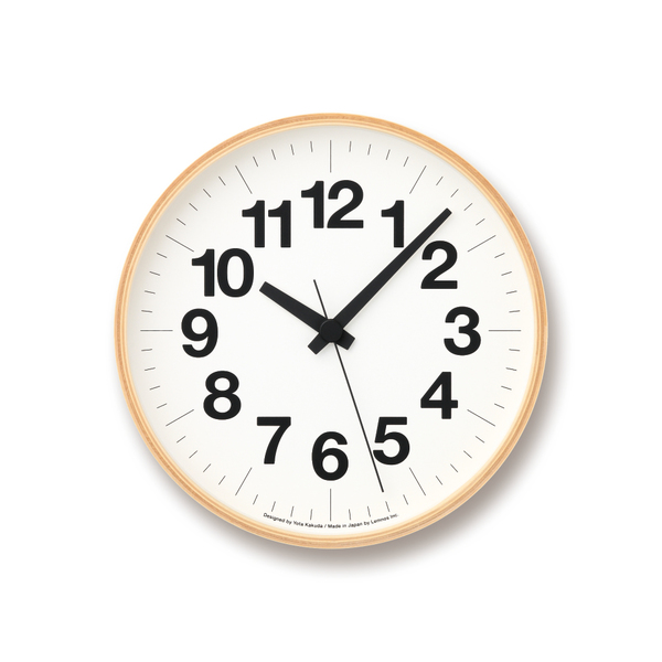Numbers Clock - Medium - Yota Kakuda Large numbers web yk16 03 m