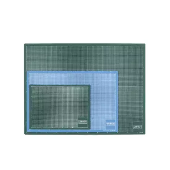 TS Cutting Mat Unique A4 5mm Grid Blue Side + Green Large teloman unique professional cutting mat a3