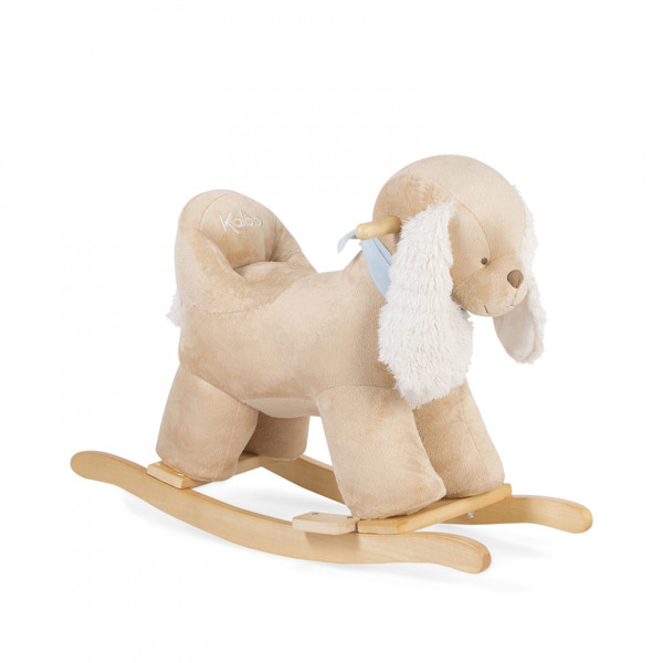 Les Amis Rocking Caramel Dog Large kaloo fun junction toy shop perth crieff perthshire scotland soft toy les amis rocking caramel dog ride on rocking rocker horse 4895029627651