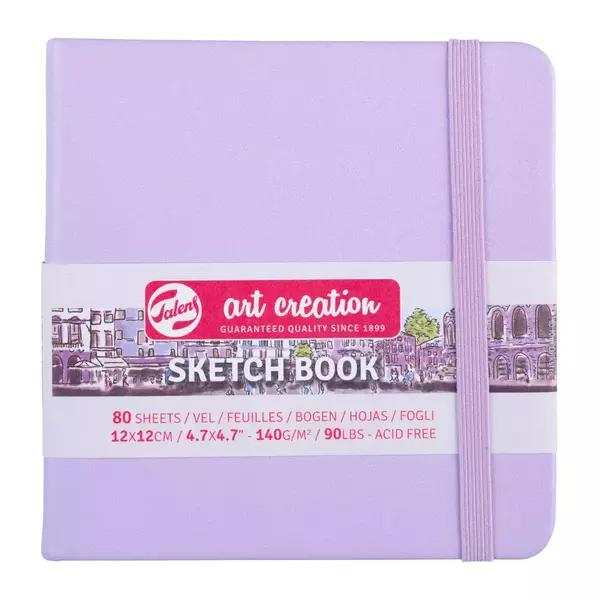 Talens Pad Art Creation Patsel Violet 12x12cm 140gsm 80sh Large violet 12x12 8712079467012