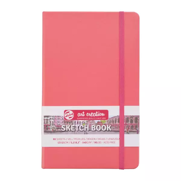 Talens Pad Art Creation Coral Red 13x21cm 140gsm 80sh Large coral 13x21 8712079455835