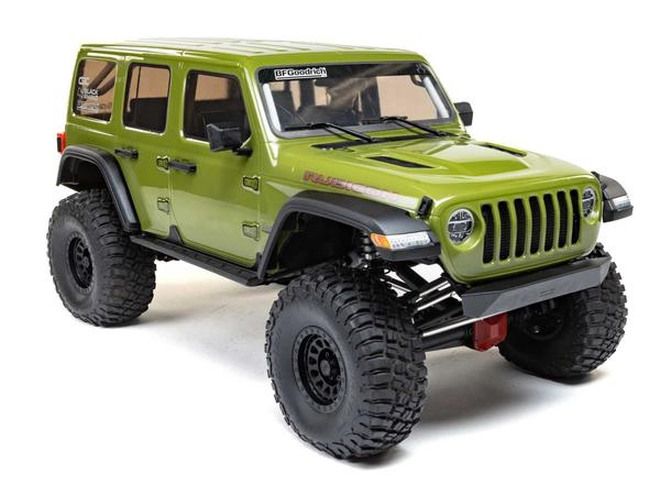 1/6 SCX6 Jeep JLU Wrangler 4WD Rock Crawler RTR: Green Large scx6 g