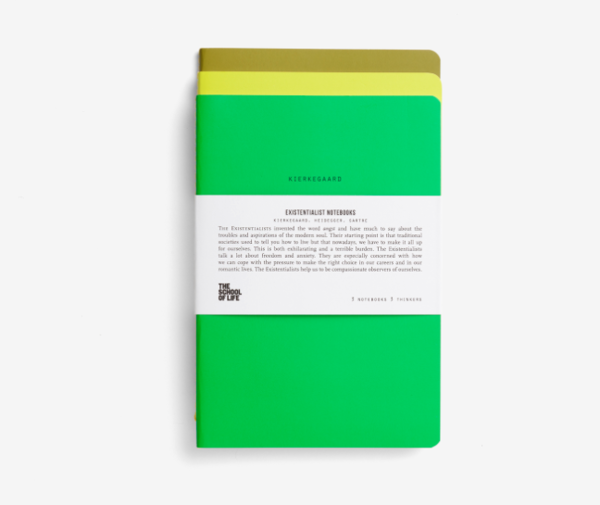 Existentialist Notebook Set Large existentialist notebook