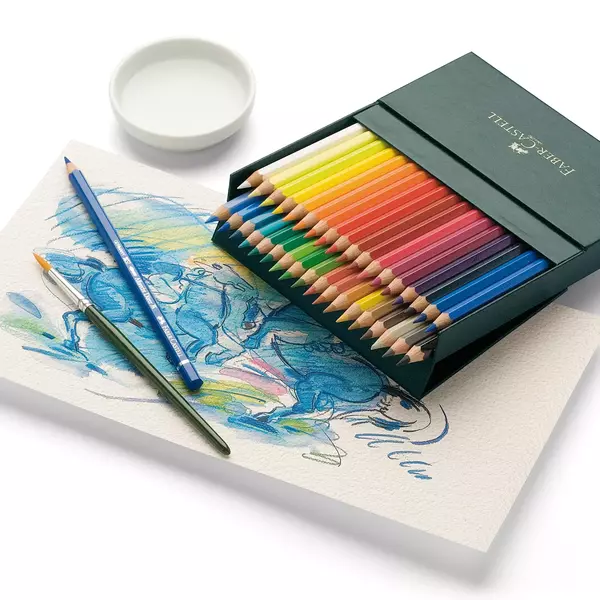 Large 260 albrecht durer artists watercolor pencils gift box of 36 fc117538 2