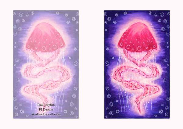 Large flic doodles pink jelly