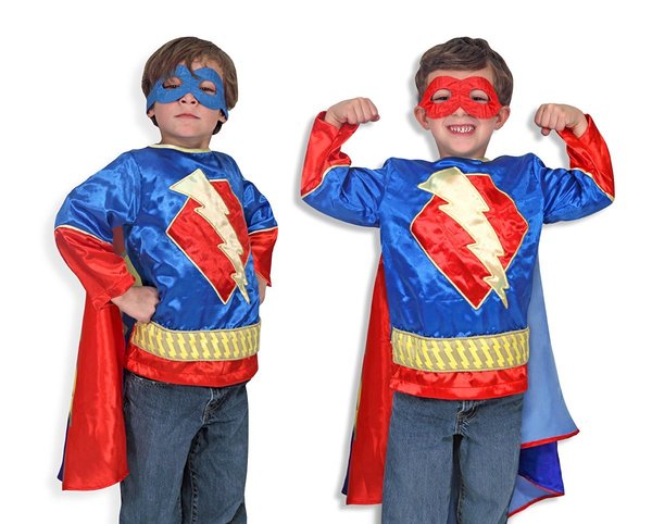 Blue Super Hero Costume Large m d superhero
