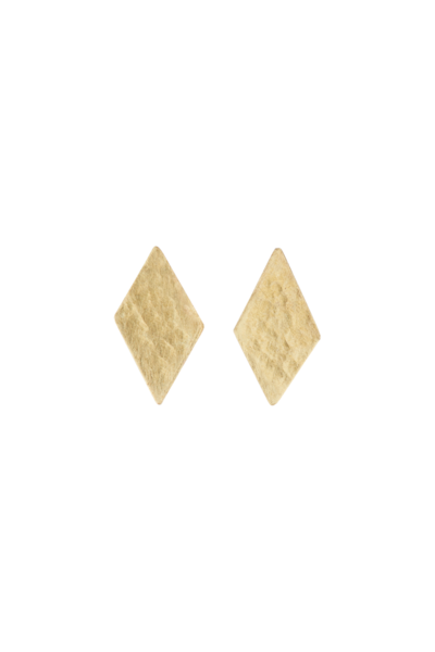 Diamond Studs in Brass Large v473uw.bs1.01