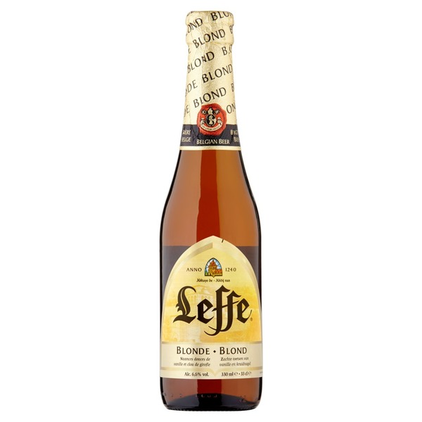 LEFFE BLONDE Large leffe blonde beer 330ml