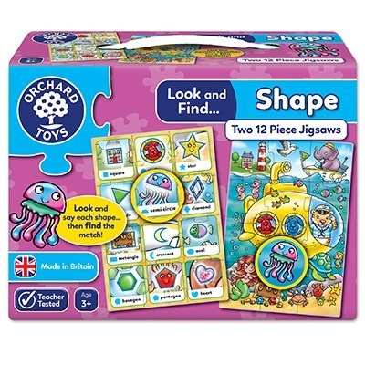 Orchard Look and Find Shape Puzzles Large orchard toys look and find shape jigsaw puzzle