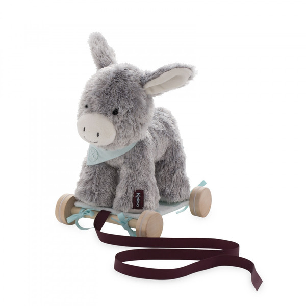 Les Amis Pull Along Donkey Plush Large kaloo fun junction toy shop perth crieff perthshire scotland les amis pull along donkey plush soft toy teddy cuddly 4895029629914