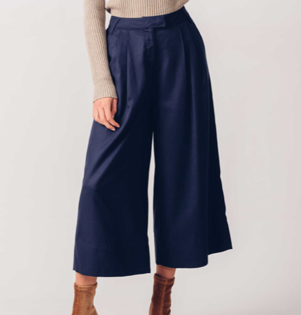 Jani Wide Trousers by SKFK Large jani skfk front