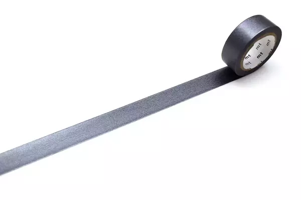 Large mt01p541z mt washi masking tape gunmetallic 02