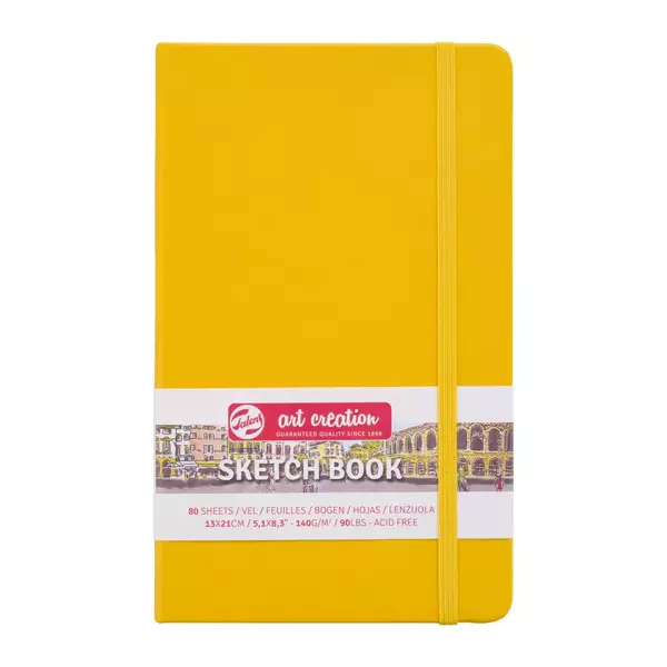 Talens Pad Art Creation Golden Yellow 13x21cm 140gsm 80sh Large yel 13x21 8712079451707